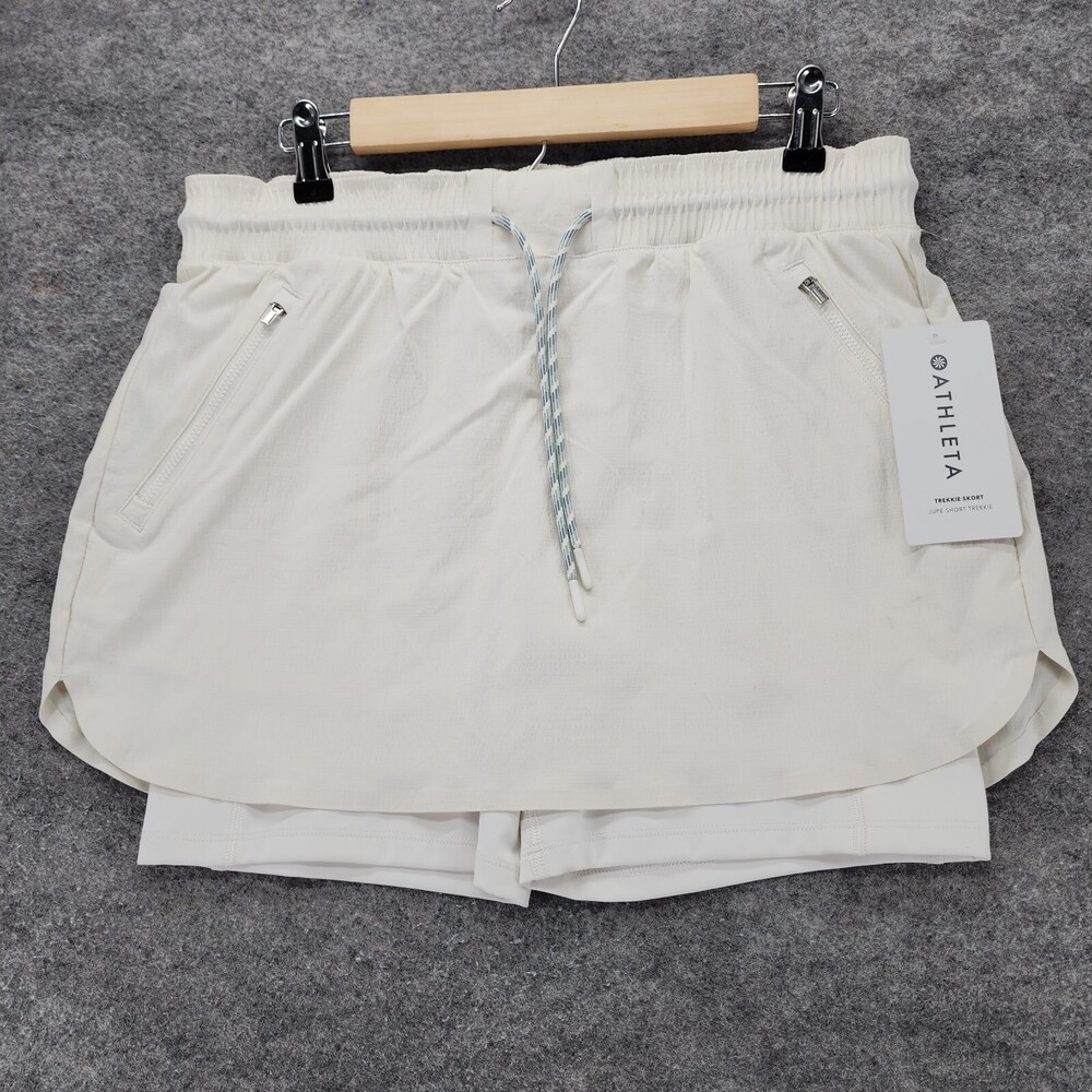 Athleta Trekkie Skort Womens 8 White Hiking
